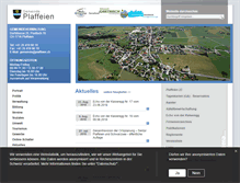 Tablet Screenshot of plaffeien.ch